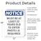 Signmission Must Be At Least 21 Years Old, 12 in W x Rectangle, Plastic OS-2PACK-NS-P-1218-V-14279 - alternate 4